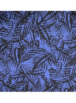 Falda hojas azul