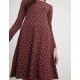 Vestido viscosa easy rose amanita