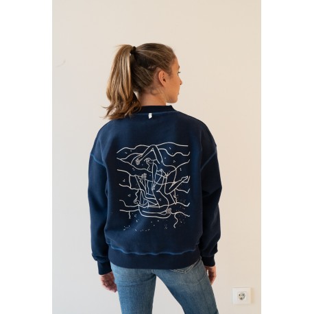 Sudadera fyob estrelles del blau mar