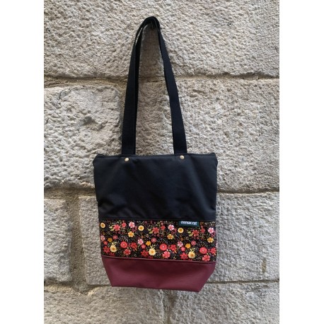 Bossa tote grana flors