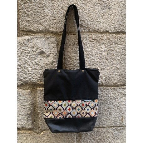 Bolso tote negro colores