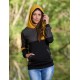 Sudadera unisex capucha mostaza espiga