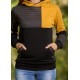 Sudadera unisex capucha mostaza espiga