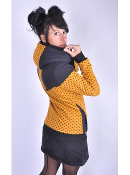 Chaqueta nur yellow dots