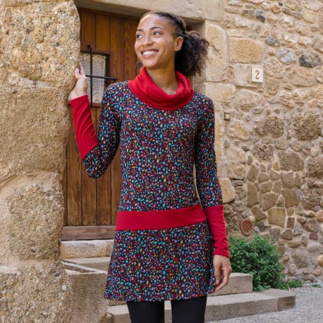 Vestido estrella rojo