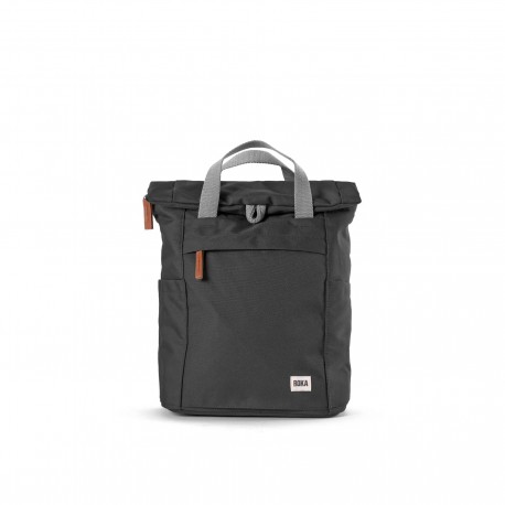 Mochila Finchley canvas recycled small carbon