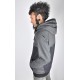 Sudadera Leh unisex urban gris