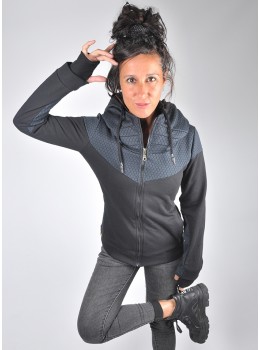 Chaqueta nur hexa gris