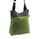 Bolso mochila gina texturas verde