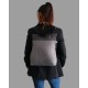 Bolso mochila gina texturas gris