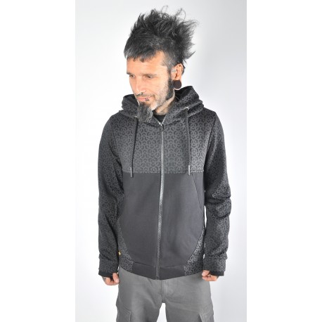 Chaqueta unisex Nëko grey geo