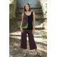 Pantalones 3/4 print fucsia oliva