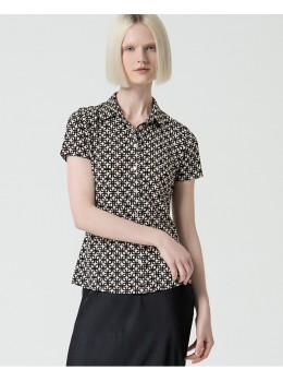 Camisa elàstica print negra